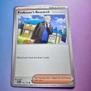 professor’s research [rowan] - 124/131 (common) — pokemon: prismatic evolutions